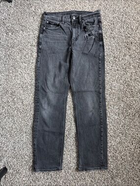 American Eagle High Rise Ankle Straight Jeans